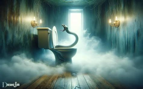 The Symbolism of a Red and Green Snake Emerging from a Toilet in a Dream